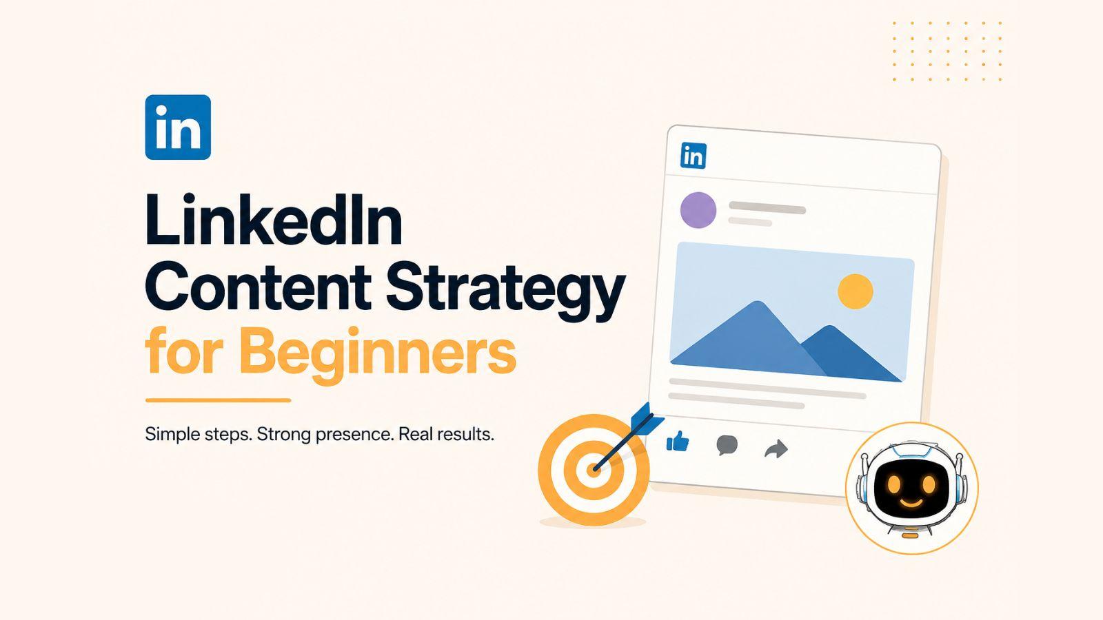 LinkedIn Content Strategy for Beginners: A Step-by-Step Guide for 2026