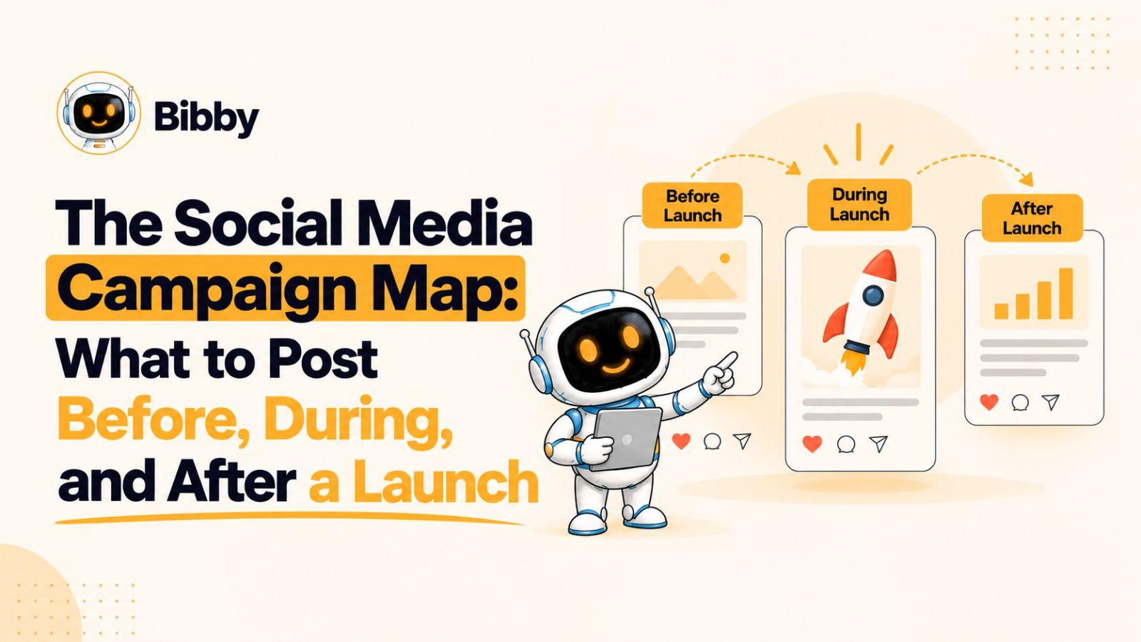 The Social Media Campaign Map: What to Post Before, During, and After a Launch