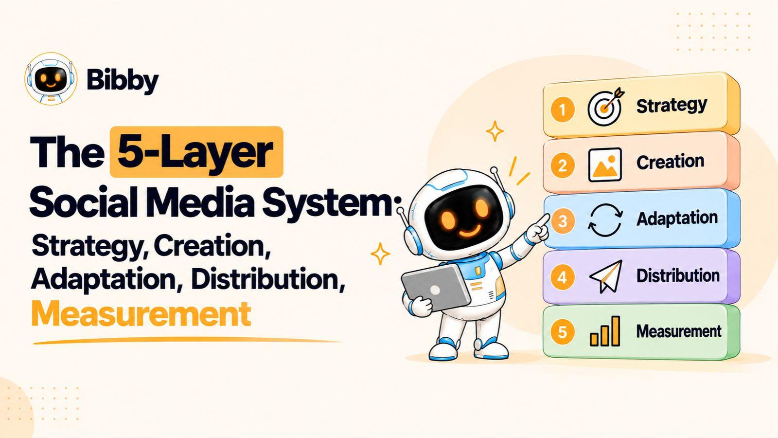 The 5-Layer Social Media System: Strategy, Creation, Adaptation, Distribution, Measurement