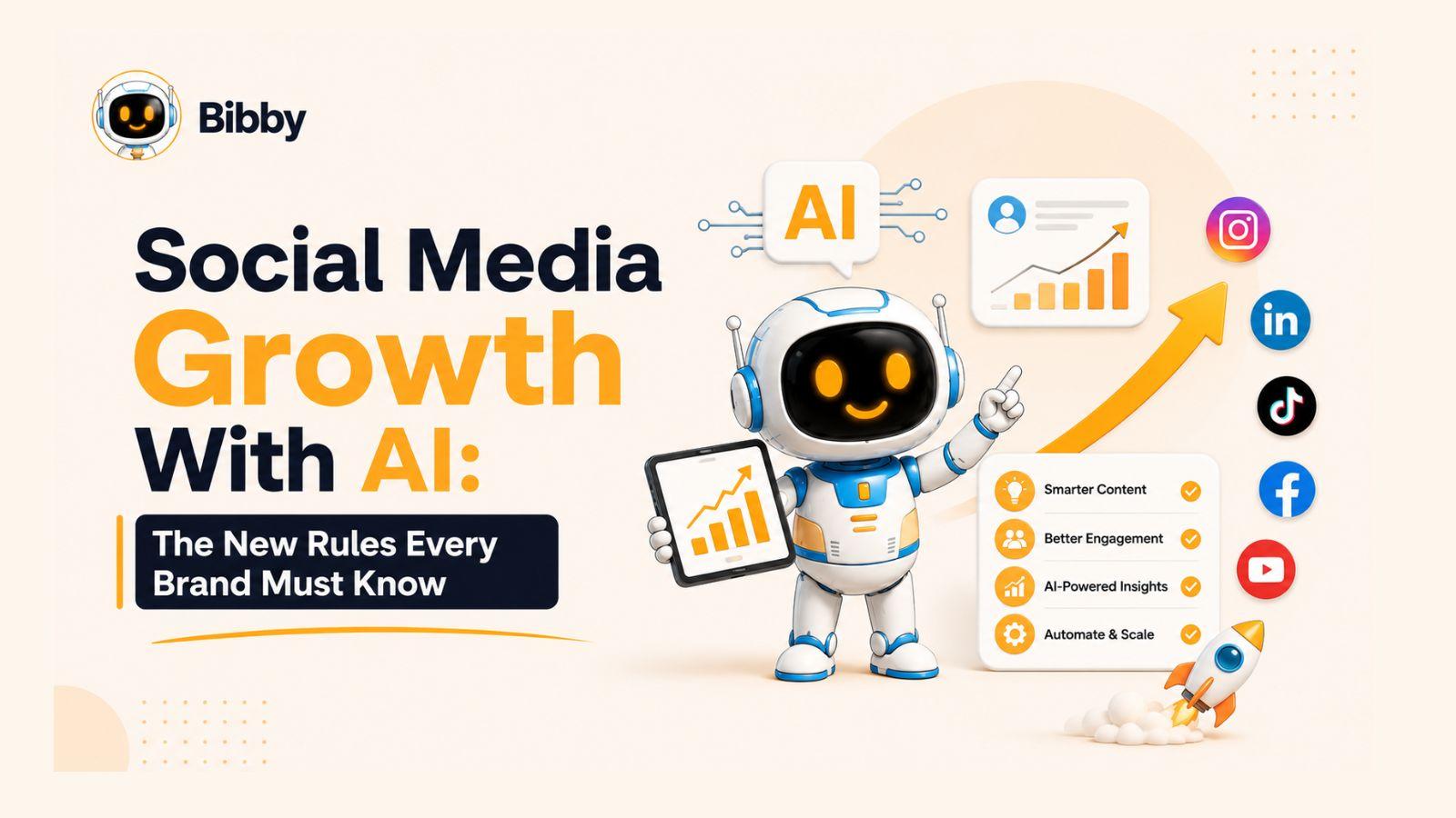 Social Media Growth With AI: The New Rules Every Brand Must Know