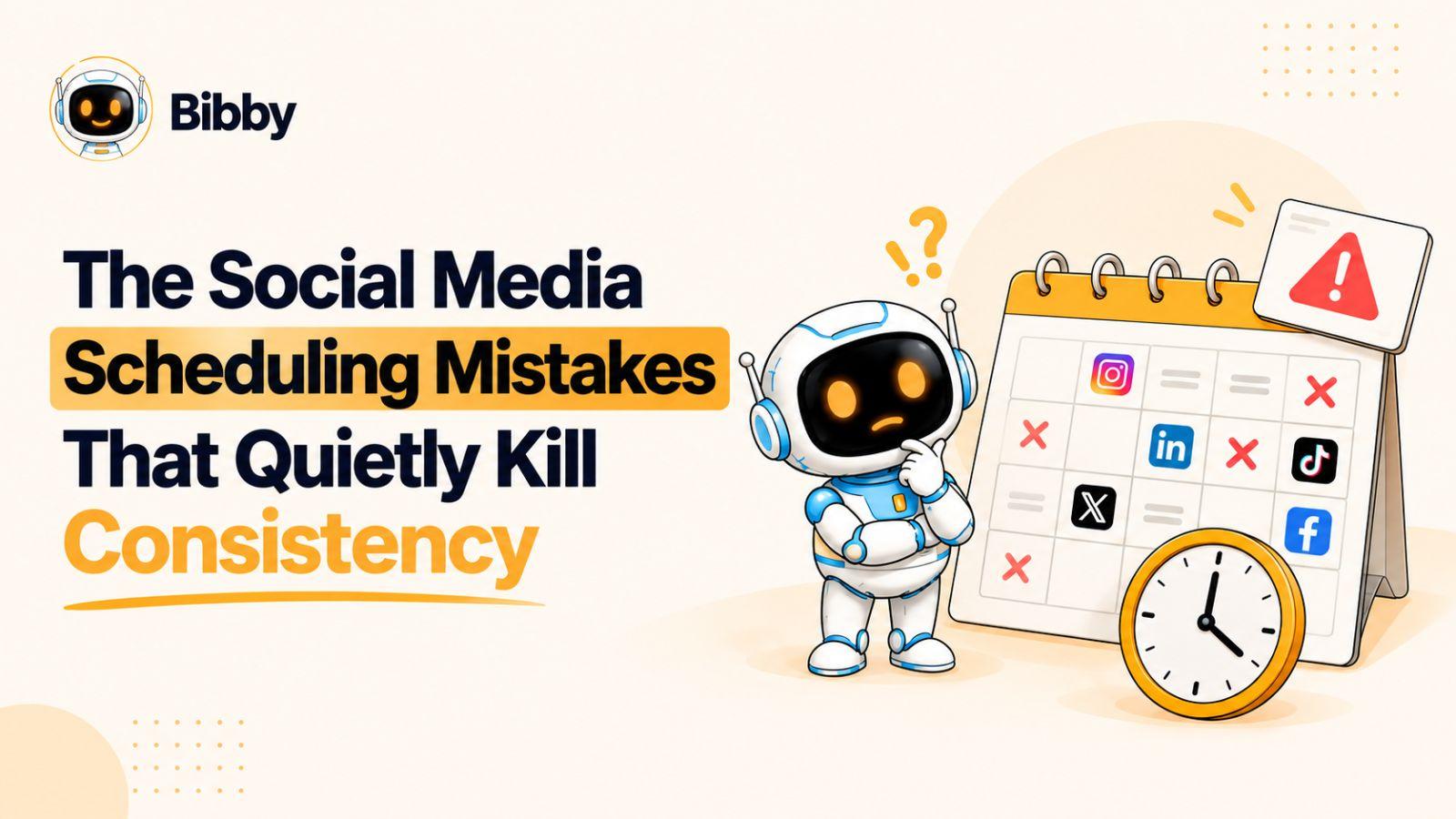 The Social Media Scheduling Mistakes That Quietly Kill Consistency