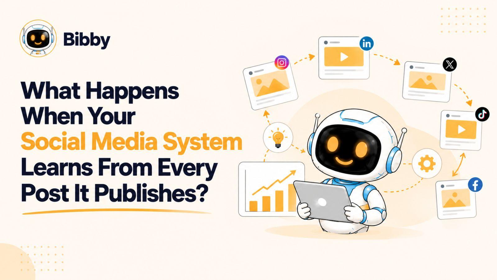 What Happens When Your Social Media System Learns From Every Post It Publishes?