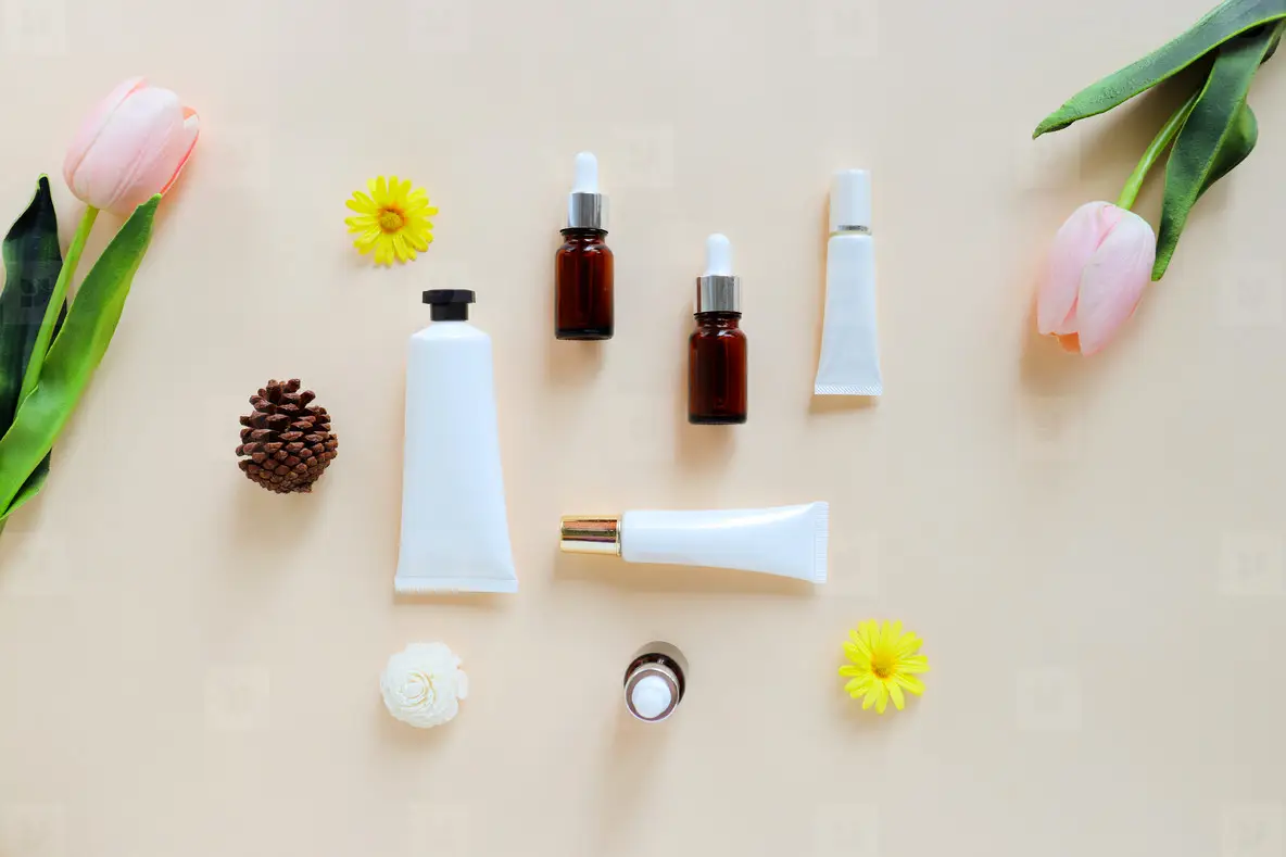 Skincare routine products
