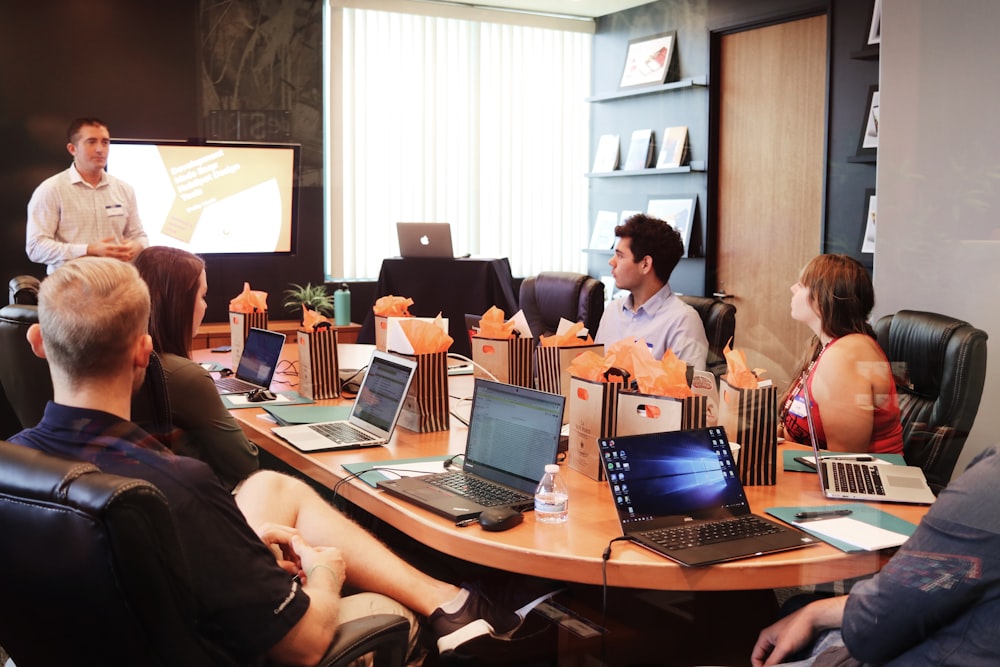 Freelance web developer sharing project insights from professional office setup